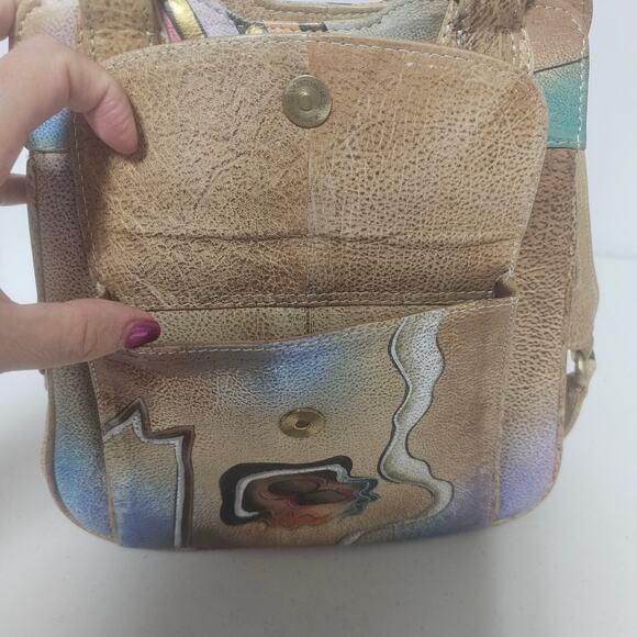 BIACCI handpainted leather purse never used - Picture 6 of 11